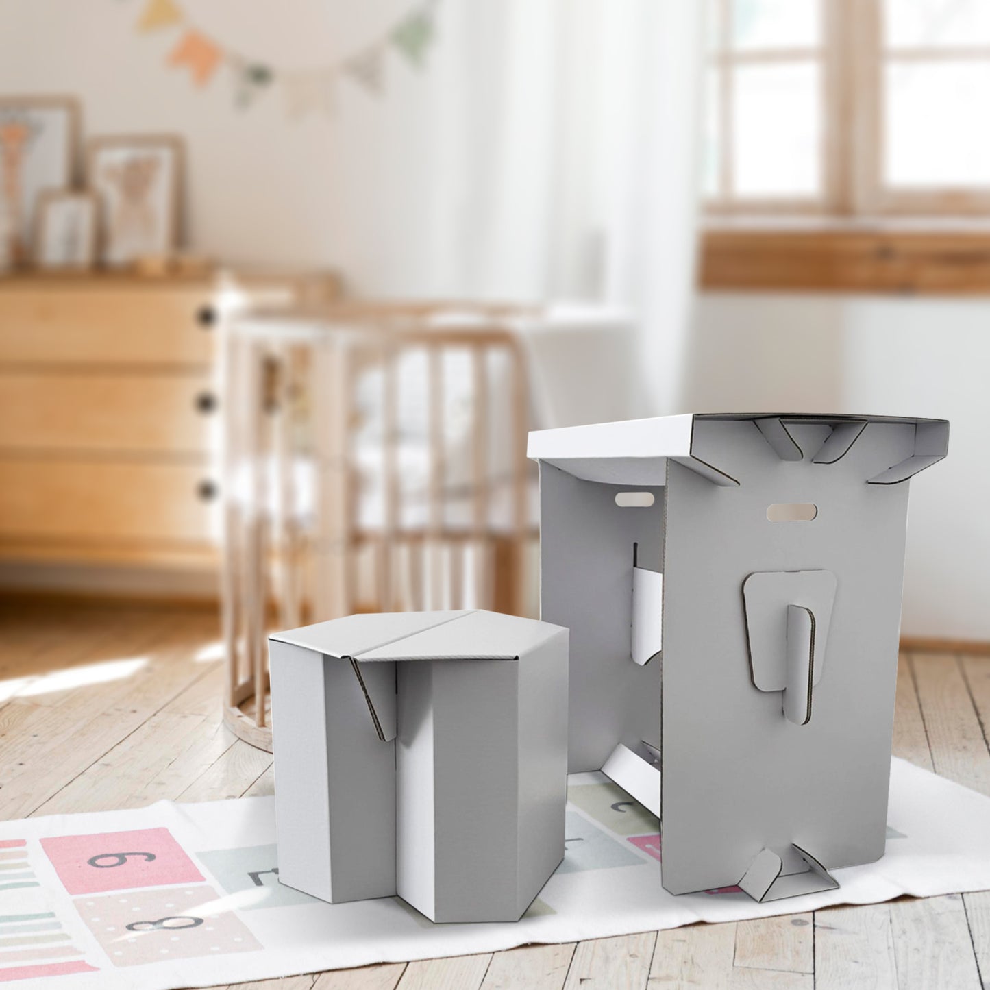 Malmii – kreativer Tisch & Stuhl aus Karton